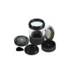 16250a 4 part Spyral RE Removable Screen Grinder 56x109mm Black Open