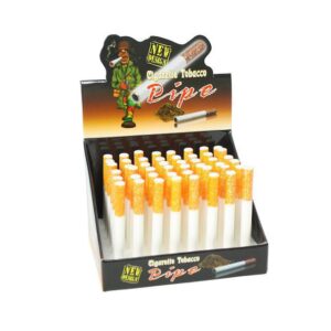 pipa de cermamica en forma de cigarillo