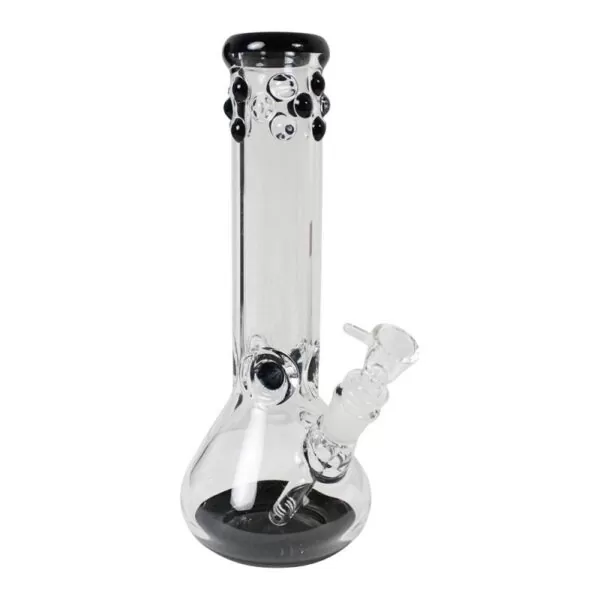 wholesale borosilicate bongs cristal glass distributor glass bongs europe fuzion fusion company beaker ice bong 28cm black