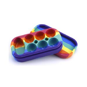 contenedor silicona 7 compartimentos