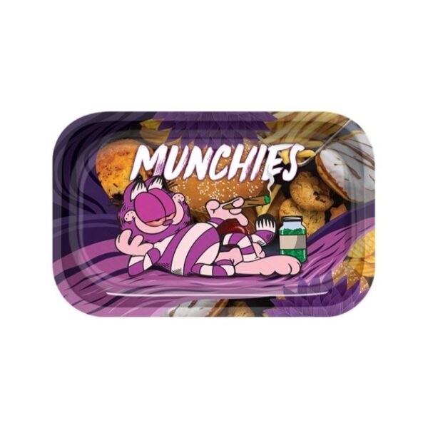 bandejade liar de metal grande munchies gato
