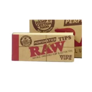 filtros de papel Boquillas Anchas Perforadas Raw