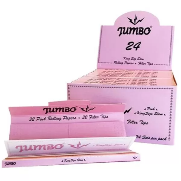 papel con boquillas rosa jumbo