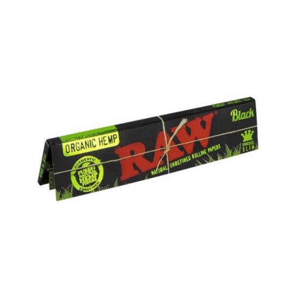 papel de liar raw black organico king size