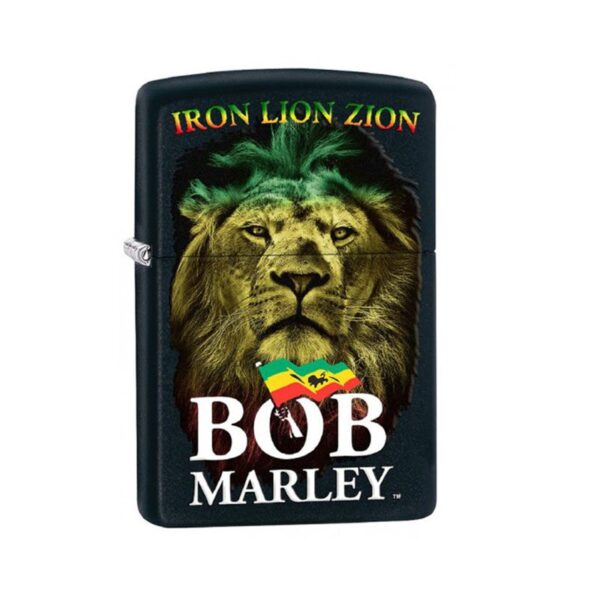 mechero zippo bob marley noir lion