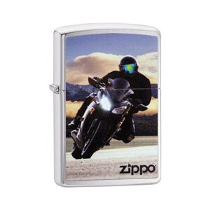 mechero zippo moto bike