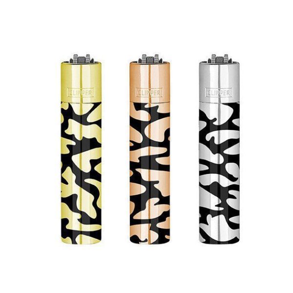 clipper metal camouflage display of 12