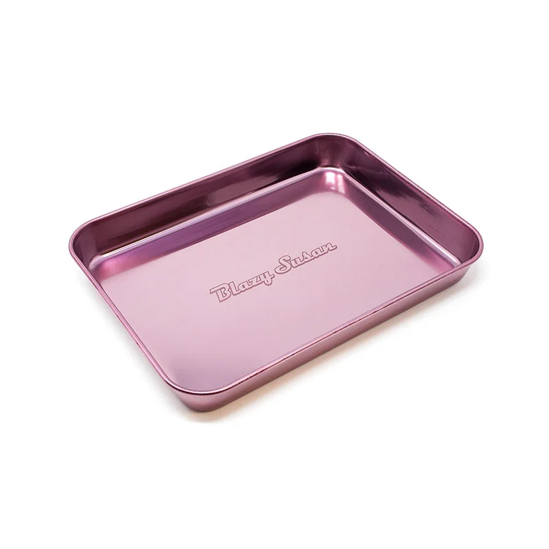 bandeja blazy rolling tray stainless steel purple