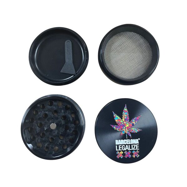 grinder de metal cnc barcelona legalize negro 4 partes desarmado
