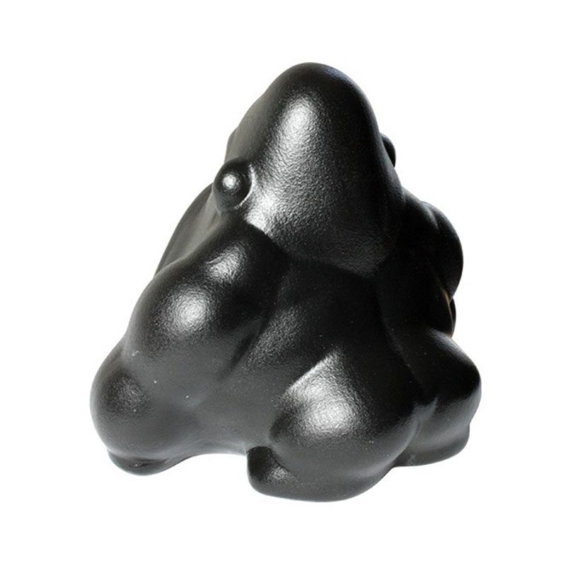 Cenicero Gorila Negro ceramica detras