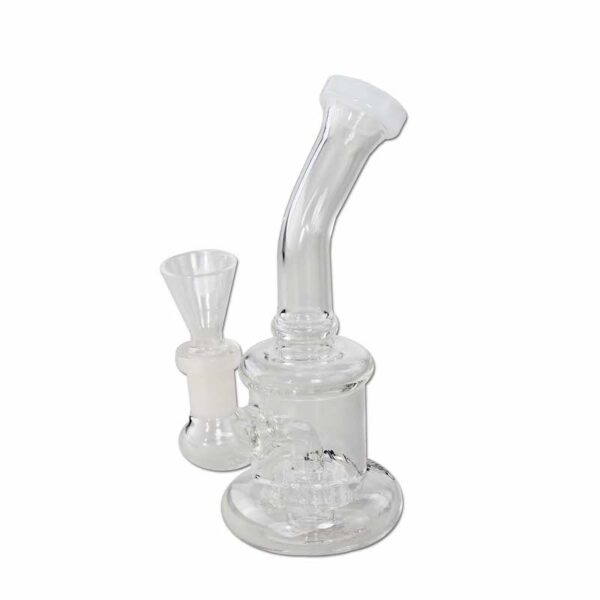 black leaf mini bubbler bong vidrio 17cm