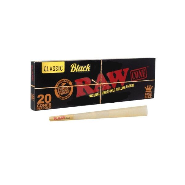 RAW black king size cones