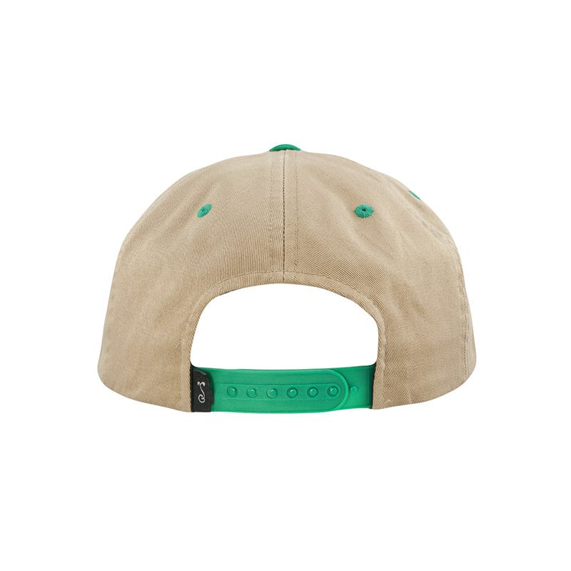 Bogey Bear Tan Unstructured Snapback Hat 3