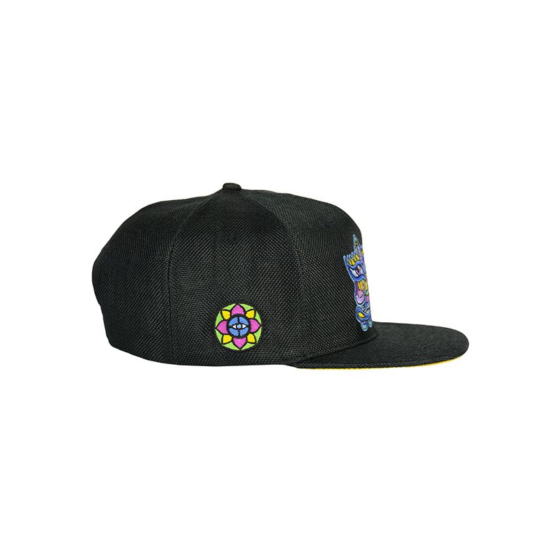 Chris Dyer Harmoneyes Blue Black Snapback Hat 6