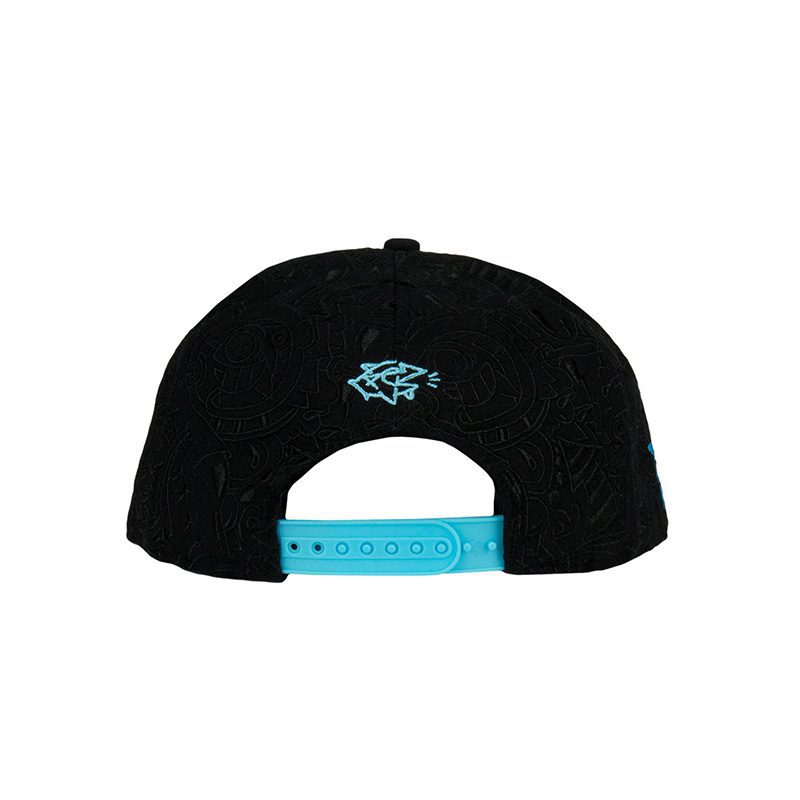 El Pez Black Snapback Hat 3
