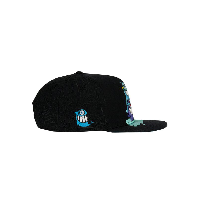 El Pez Black Snapback Hat 4