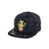Honey Bear Black Honeycomb Snapback Hat