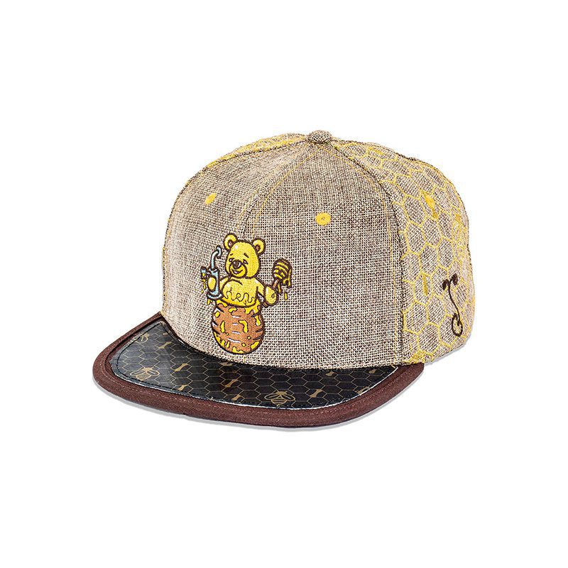 Honey Bear Tan Strapback Hat