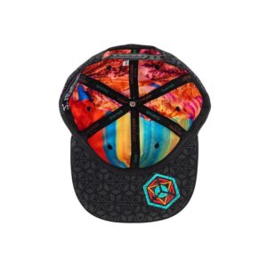 Los Canna Geo Black Snapback Hat 2