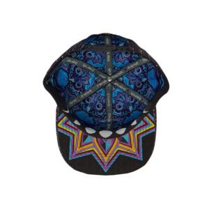 Night Owl Rainbow Vortex Snapback Hat 2