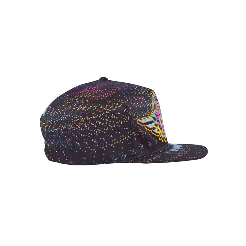 Night Owl Rainbow Vortex Snapback Hat 5