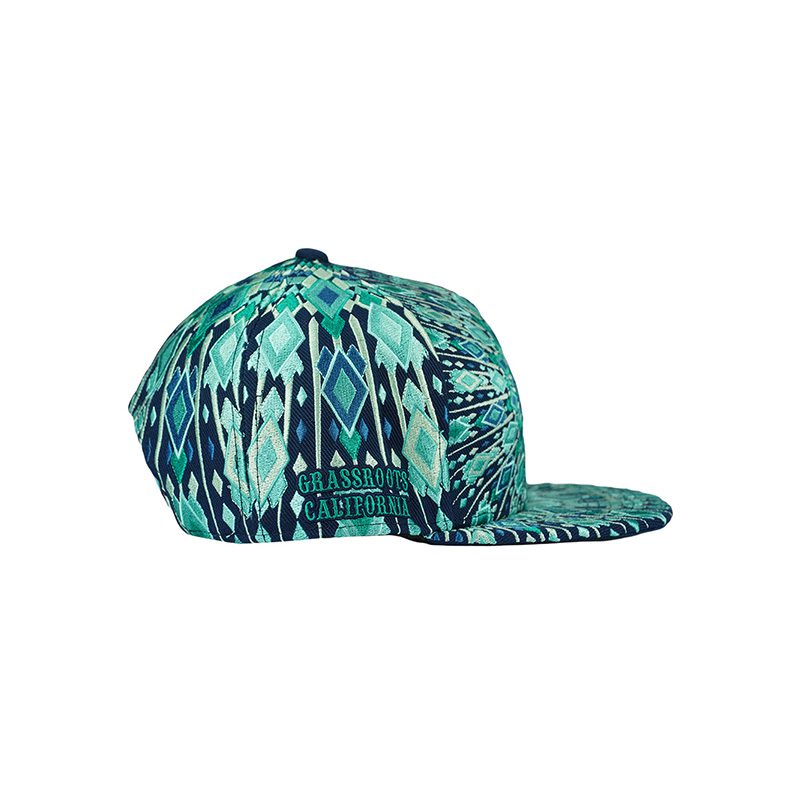 San Pedro Del Sol V3 Teal Snapback Hat 6