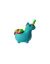 bong pipa deagua de silicona unicornio azul