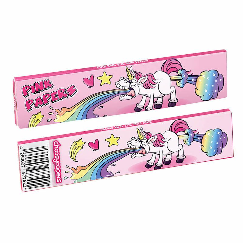 choosypapers papers pink puking unicorn