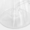 bong de cristal vaso cabezal de ducha 21cm transparente