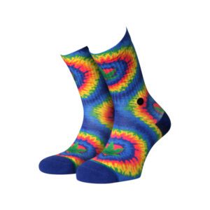 88109 LGZ Crew Sock Tie Dye Love feet