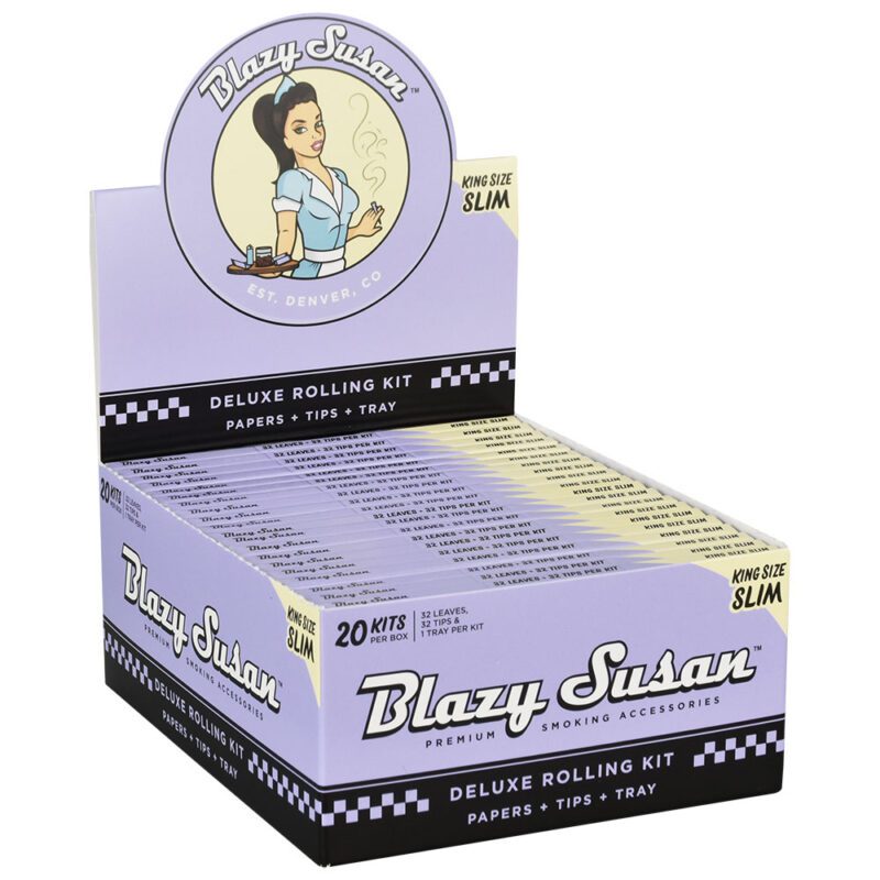 Blazy Susan Purple Papers Deluxe Rolling Kit Kingsize Slim