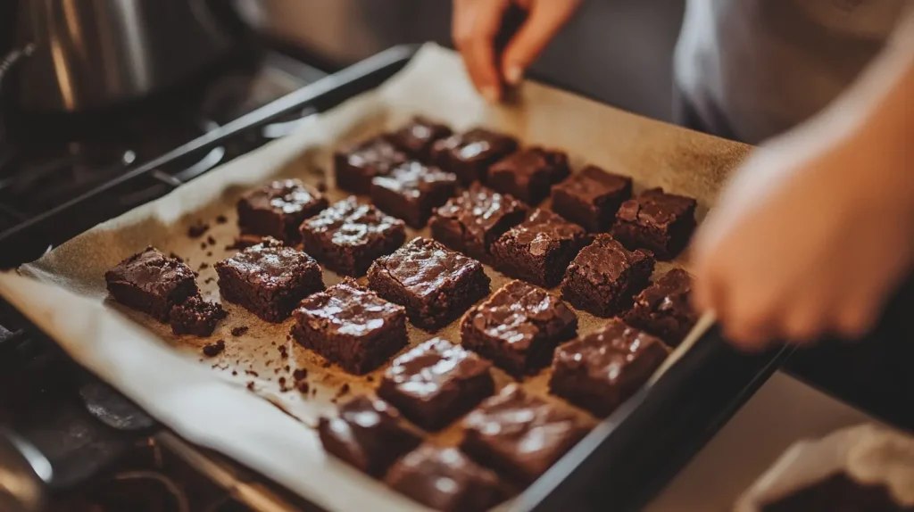 Fresh weed brownies from the hoven